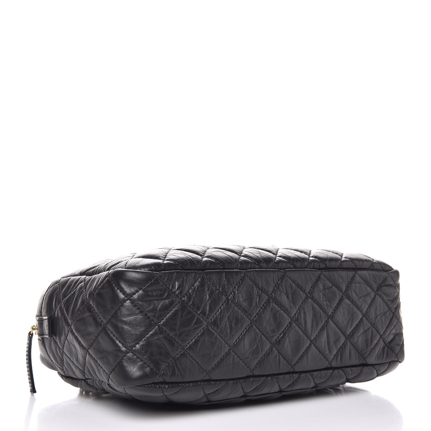 Chanel Aged Calfskin Quilted Medium Reissue Camera Case Black 4 of 7