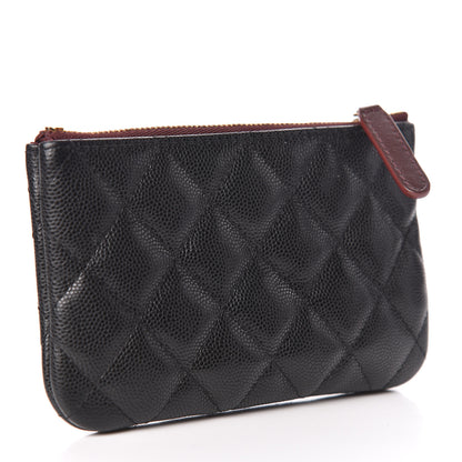 Chanel Caviar Quilted Small Cosmetic Case Black 3 of 8