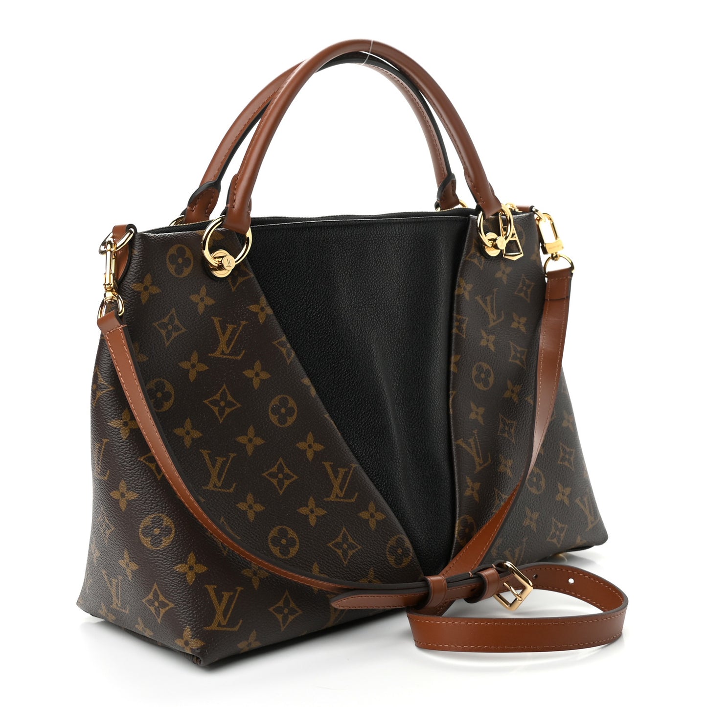 Monogram V Tote MM Black