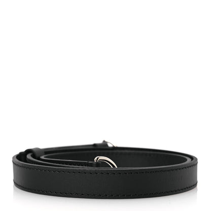 Louis Vuitton Calfskin 20mm Adjustable Shoulder Strap Black 2 of 3