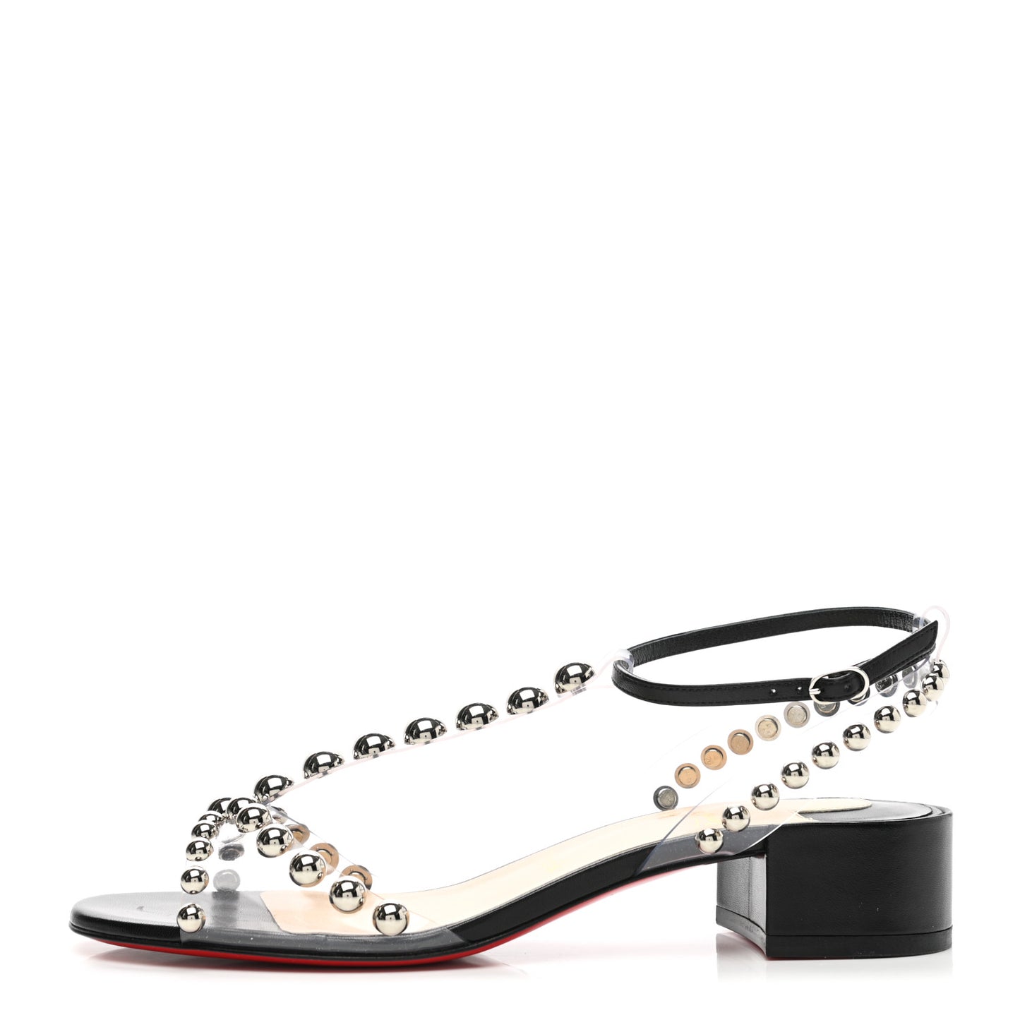 Patent PVC Faridaravie 25 Sandals 38.5 Black
