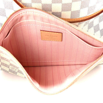 Louis Vuitton Damier Azur Neo Neverfull MM Rose Ballerine 10 of 15
