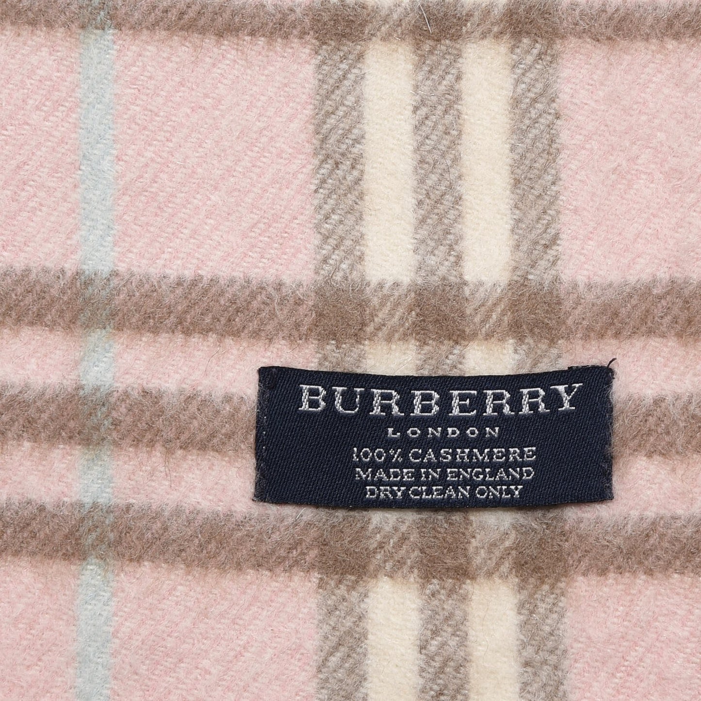 Cashmere Nova Check Scarf Pink