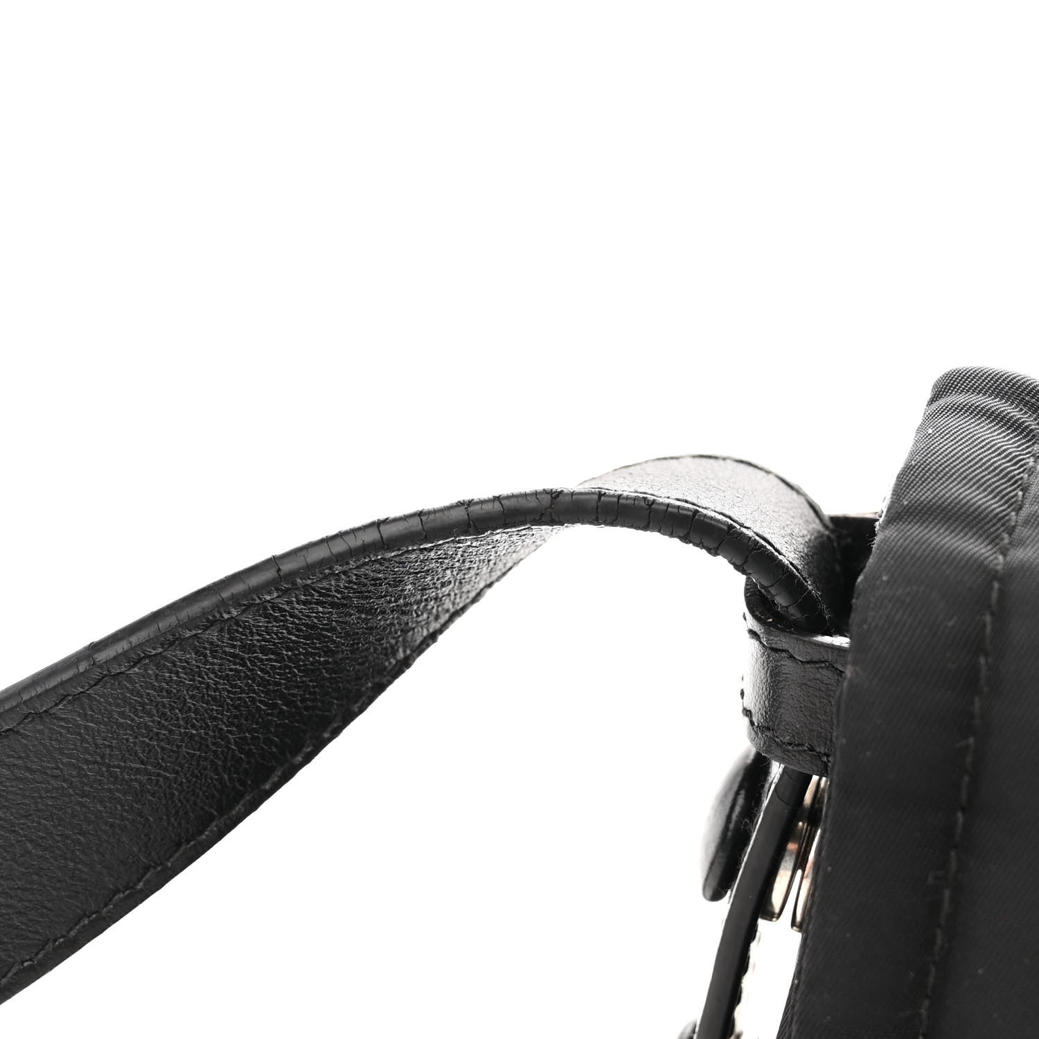 Prada Re-Nylon Vitello Padded Small Flap Shoulder Bag Black 15 of 16