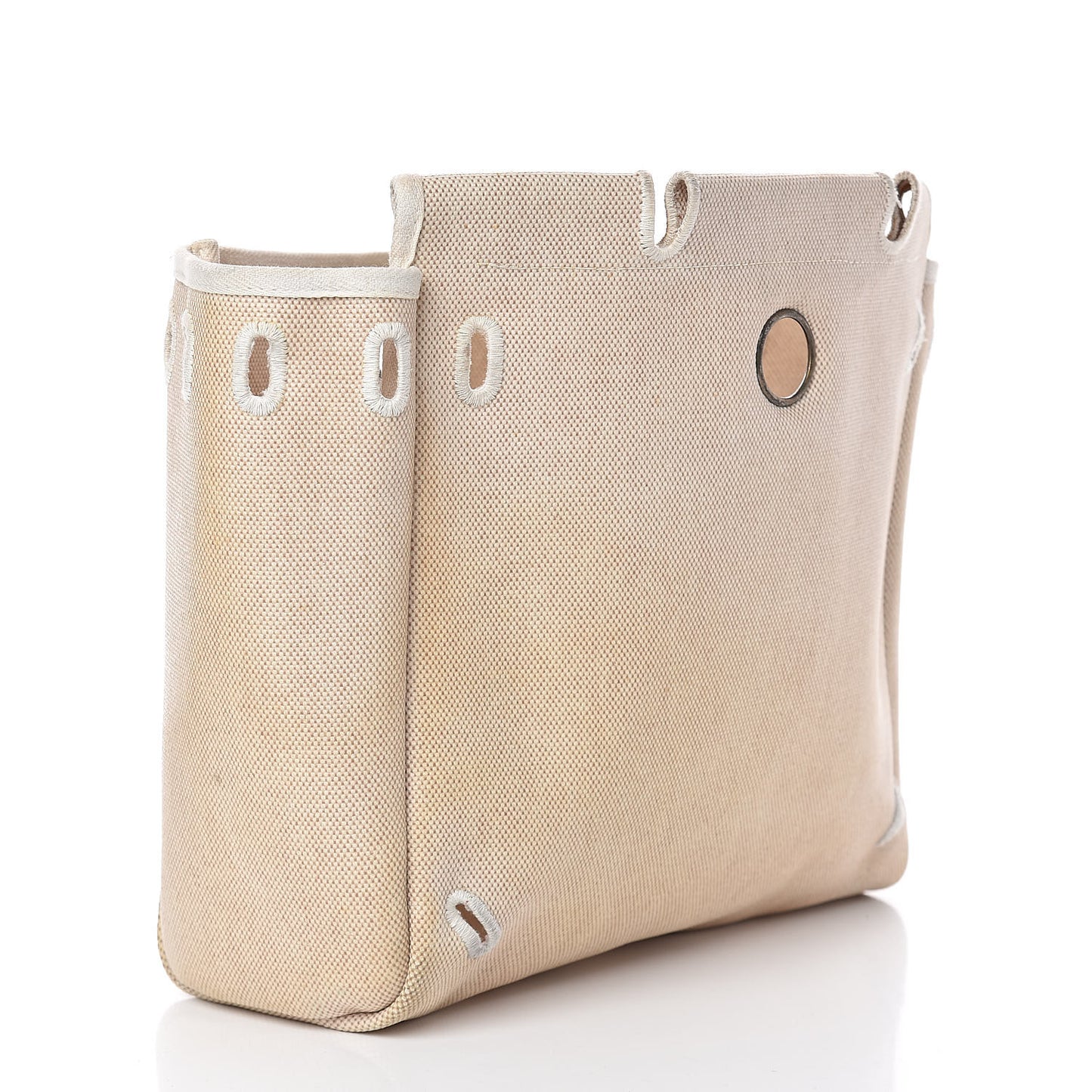 Toile Vache Calfskin Herbag 30 PM Backpack Natural