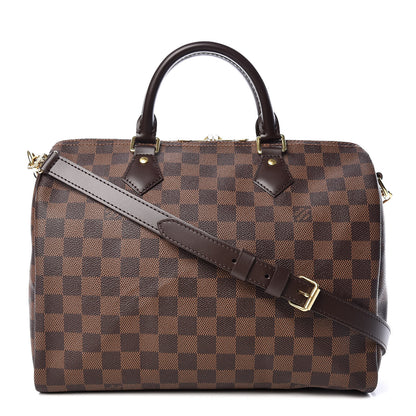 Louis Vuitton Damier Ebene Speedy Bandouliere 30 1 of 9