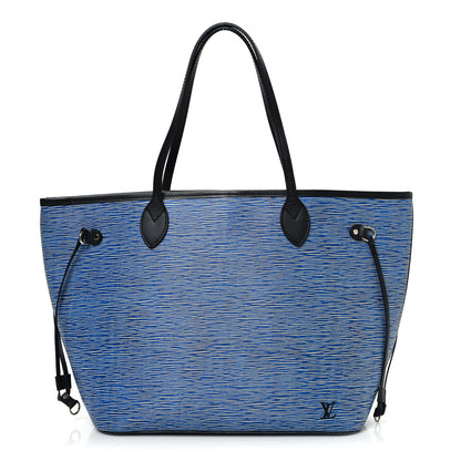 Louis Vuitton Epi Neverfull MM Denim Light 1 of 10