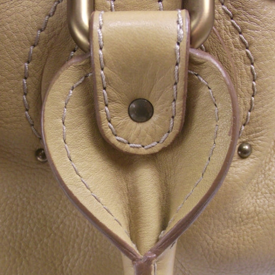 Leather Paddington Bag Maize