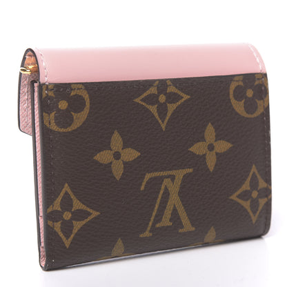 Louis Vuitton Monogram Zoe Wallet Rose Ballerine 3 of 7