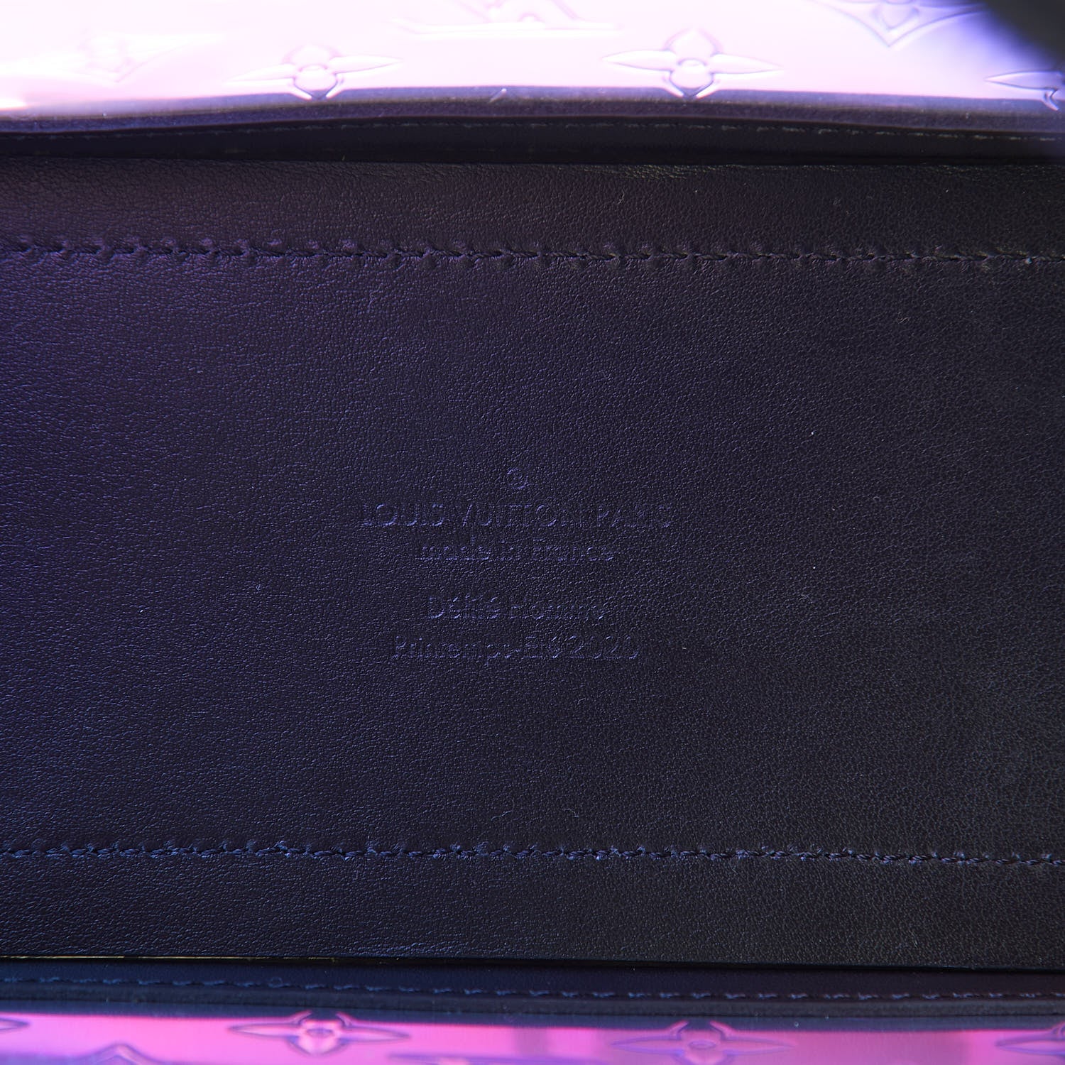 Louis Vuitton Calfskin PVC Monogram Solar Ray Soft Trunk Iridescent Prism Black 6 of 9