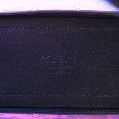 Louis Vuitton Calfskin PVC Monogram Solar Ray Soft Trunk Iridescent Prism Black 6 of 9