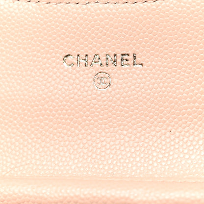 Chanel Caviar Quilted Mini Clutch With Chain Light Beige 6 of 8