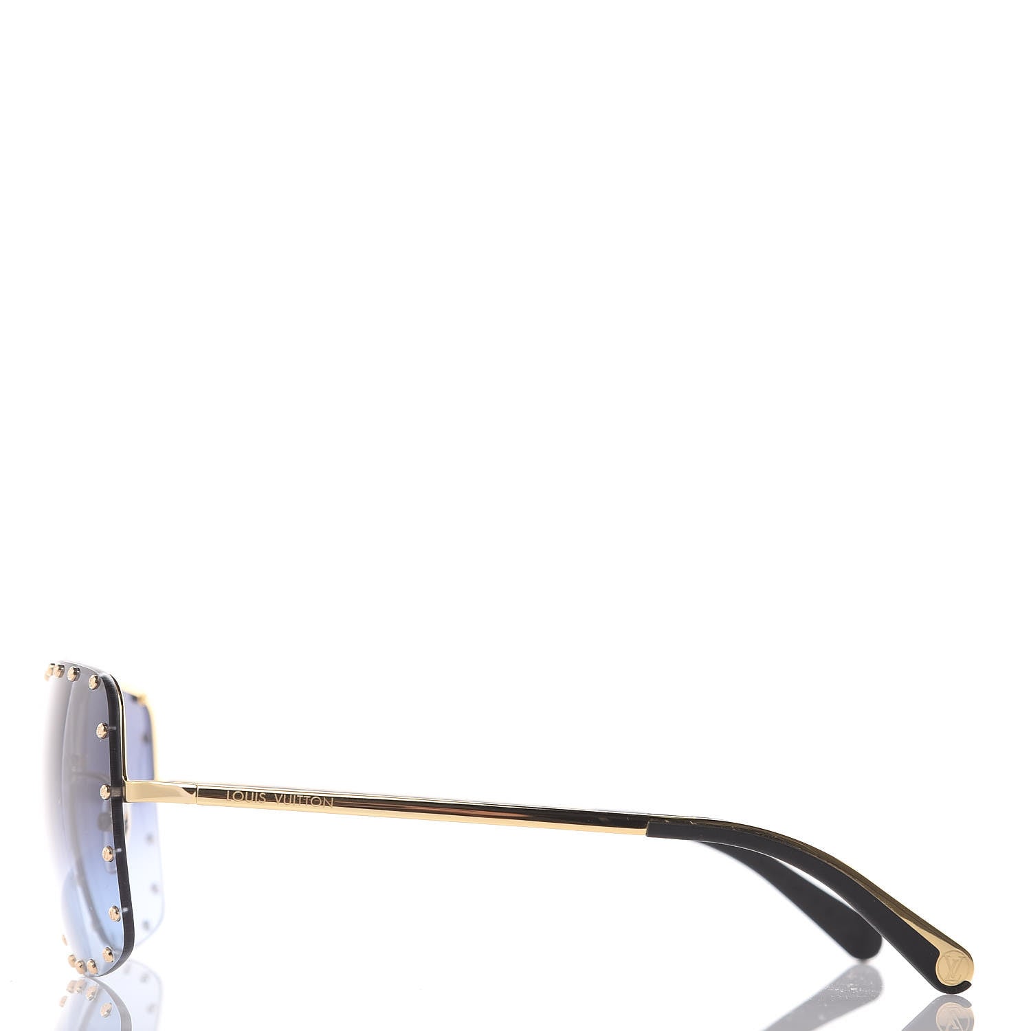 Louis Vuitton The Party Square Sunglasses Z2354E Blue 2 of 5
