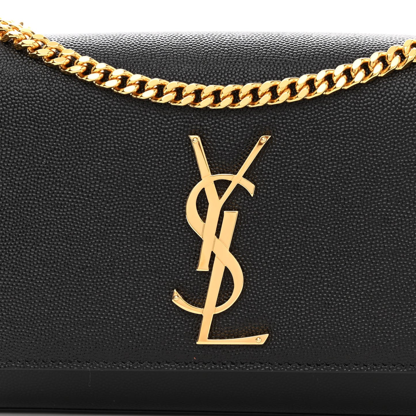 Grain De Poudre Small Monogram Kate Satchel Black