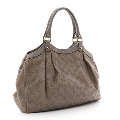 Gucci Guccissima Medium Sukey Tote Taupe 3 of 12