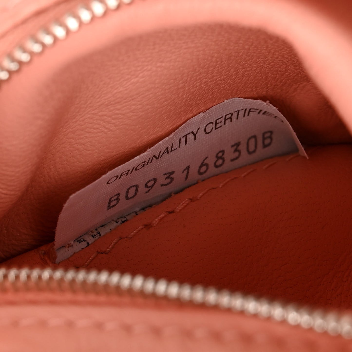 Nappa Maxi Intreccio Padded Cassette Crossbody Bag Peachy