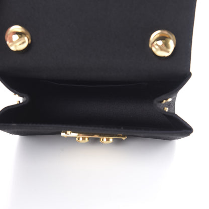 Saint Laurent Satin Chain Shoulder Bag Black 5 of 11