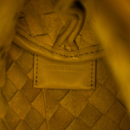 Bottega Veneta Nappa Intrecciato Small Fold Crossbody Messenger Lemon 6 of 9