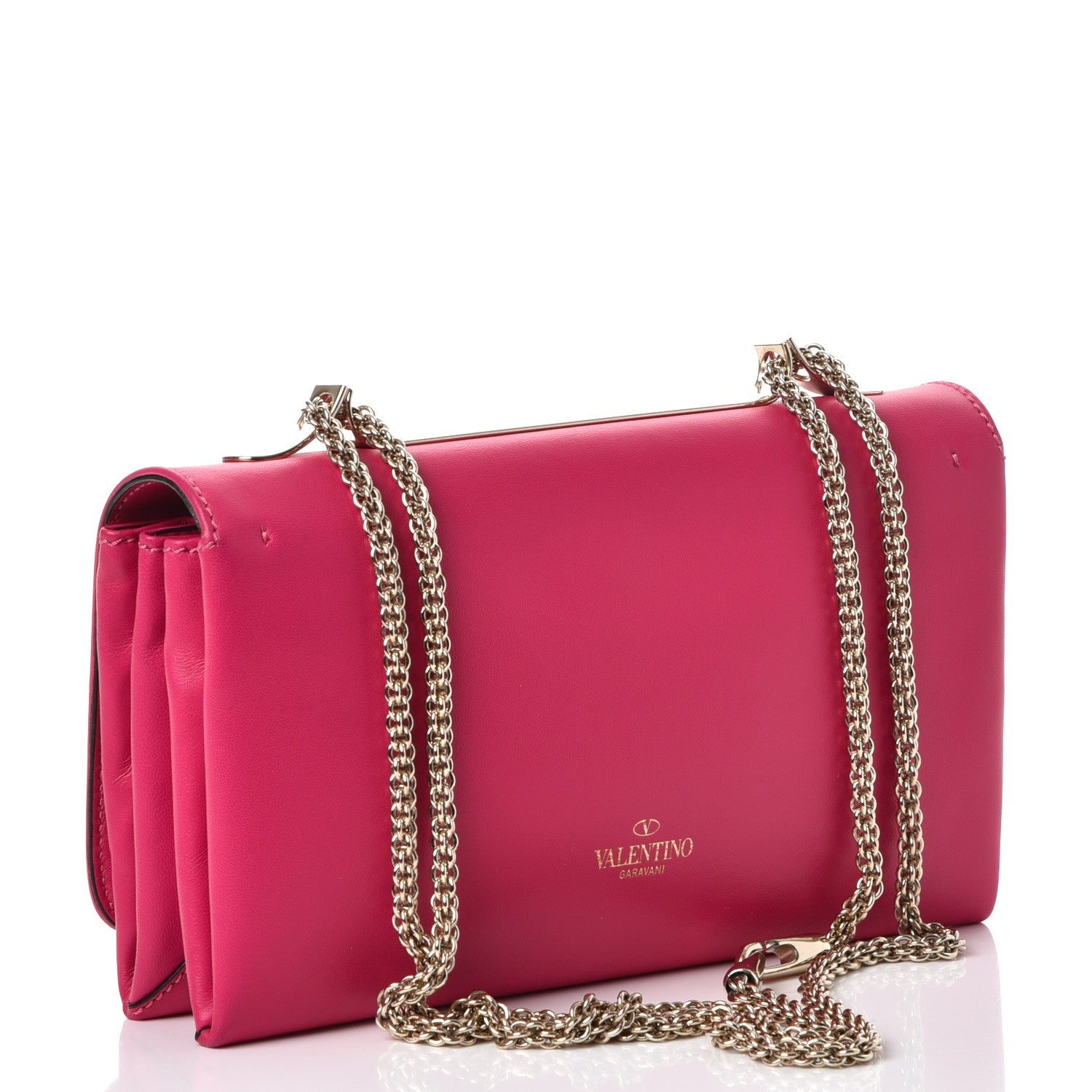 Valentino Garavani Nappa Va Va Voom Shoulder Bag Pop Fuxia 5 of 10