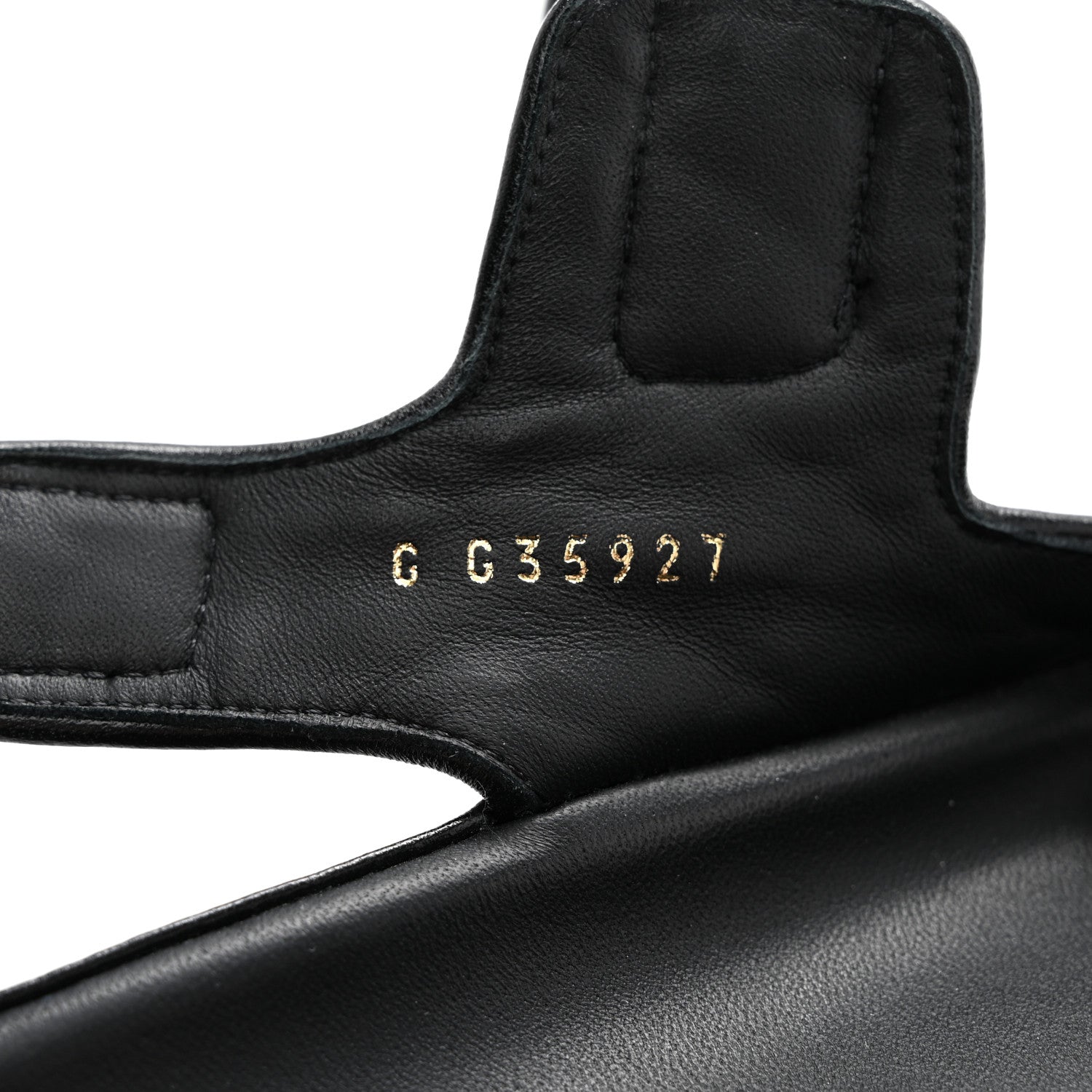 Chanel Lambskin Quilted Velcro Dad Chain CC Slide Sandals 35 Black 9 of 14