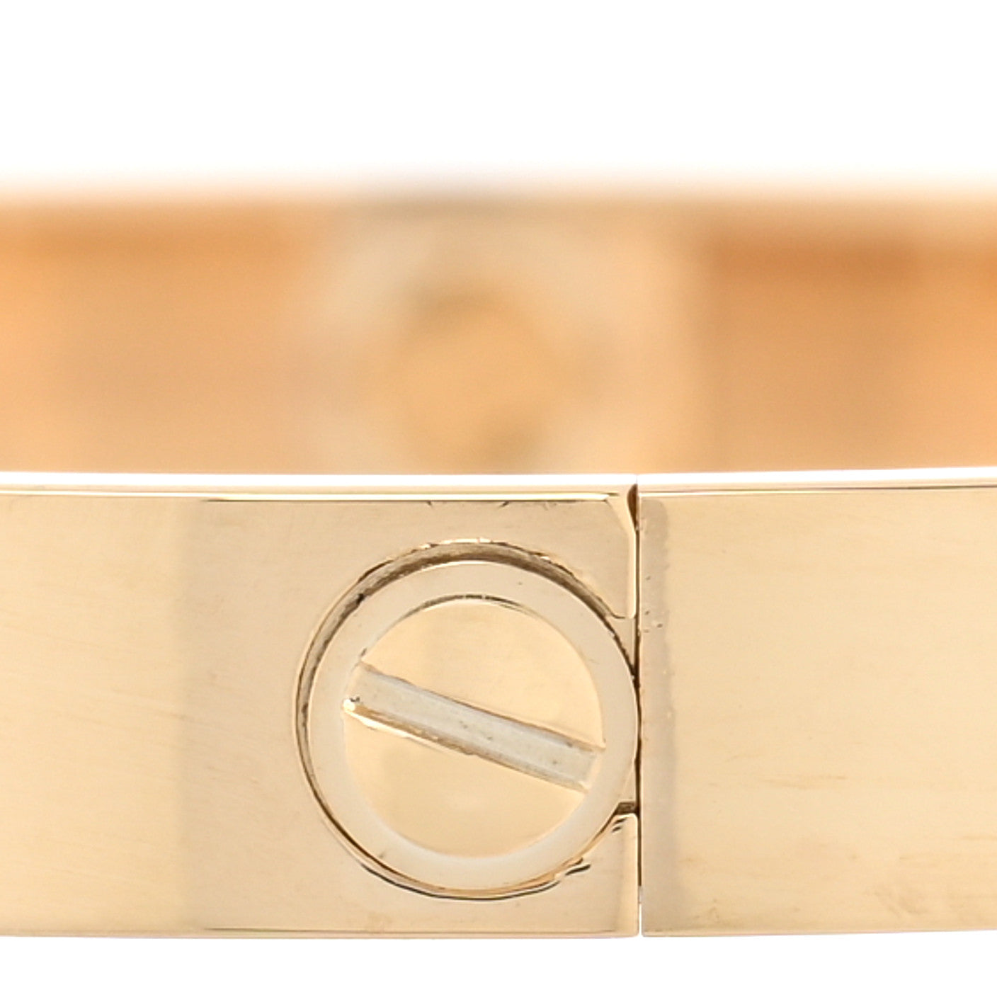 18K Yellow Gold 4 Diamond LOVE Bracelet
