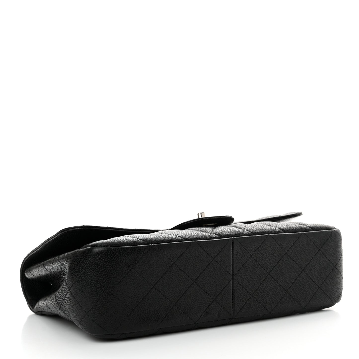 Caviar Quilted Jumbo Single Flap Black
