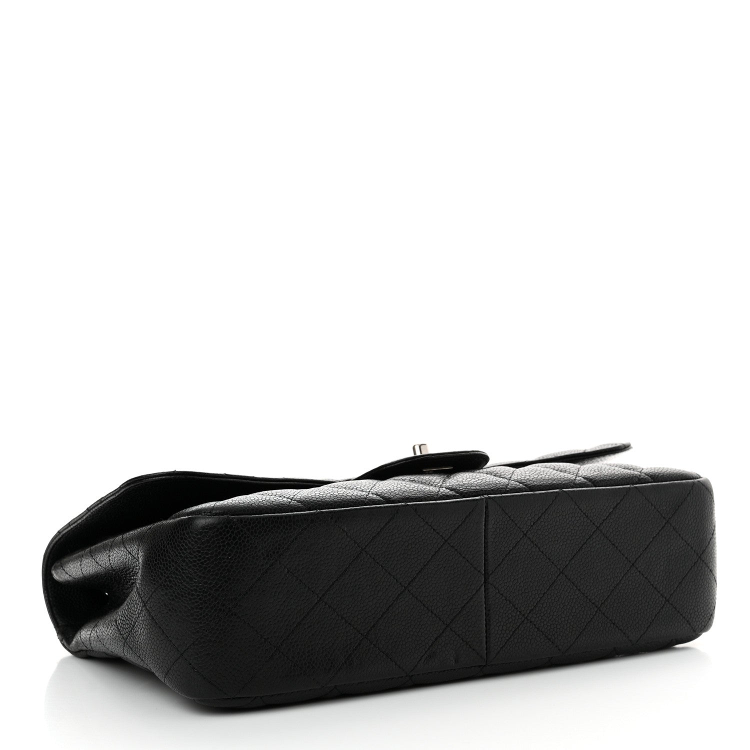 Chanel Caviar Quilted Jumbo Single Flap Black 4 of 11