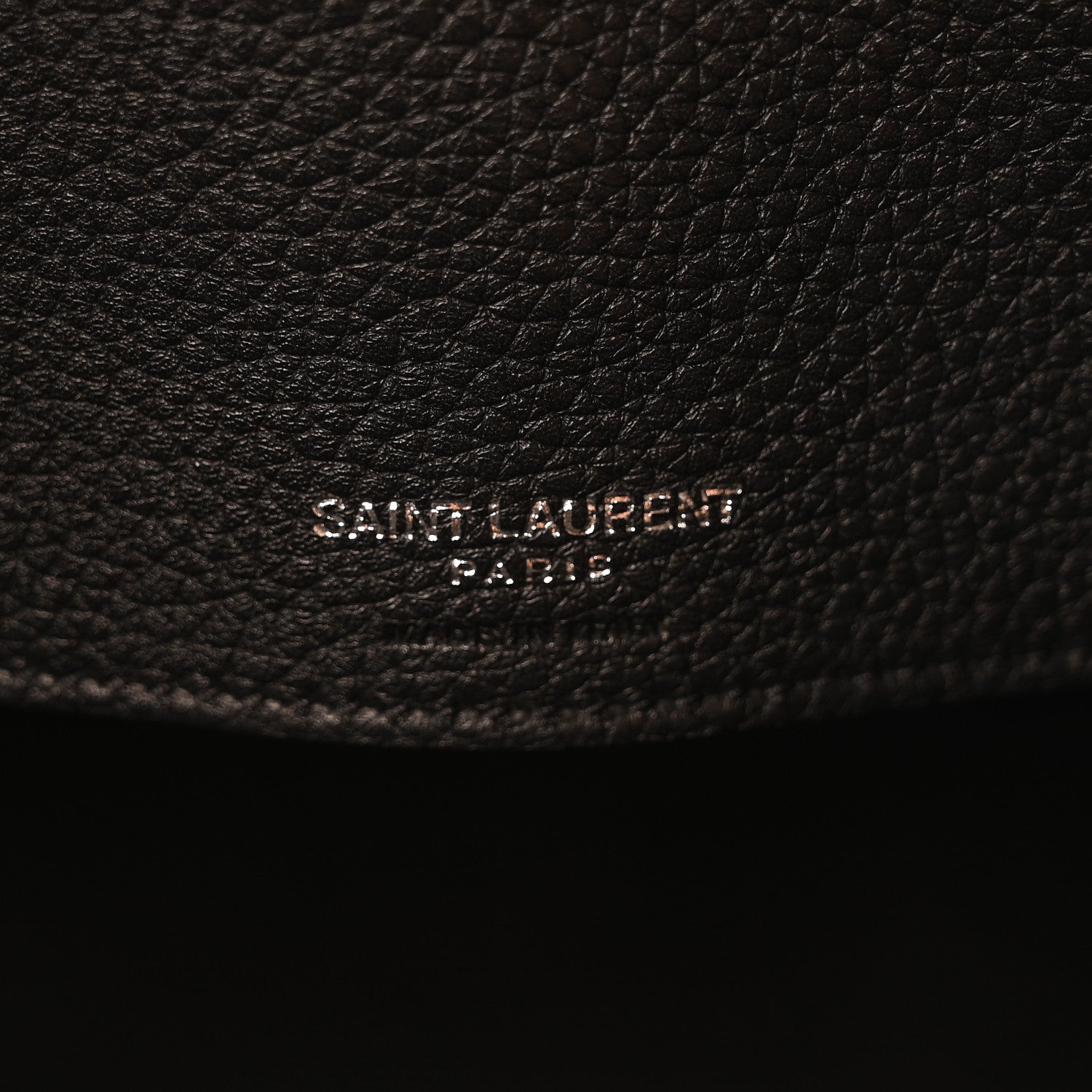 Saint Laurent Grained Calfskin Small Supple Sac De Jour  Black 6 of 9