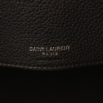 Saint Laurent Grained Calfskin Small Supple Sac De Jour  Black 6 of 9