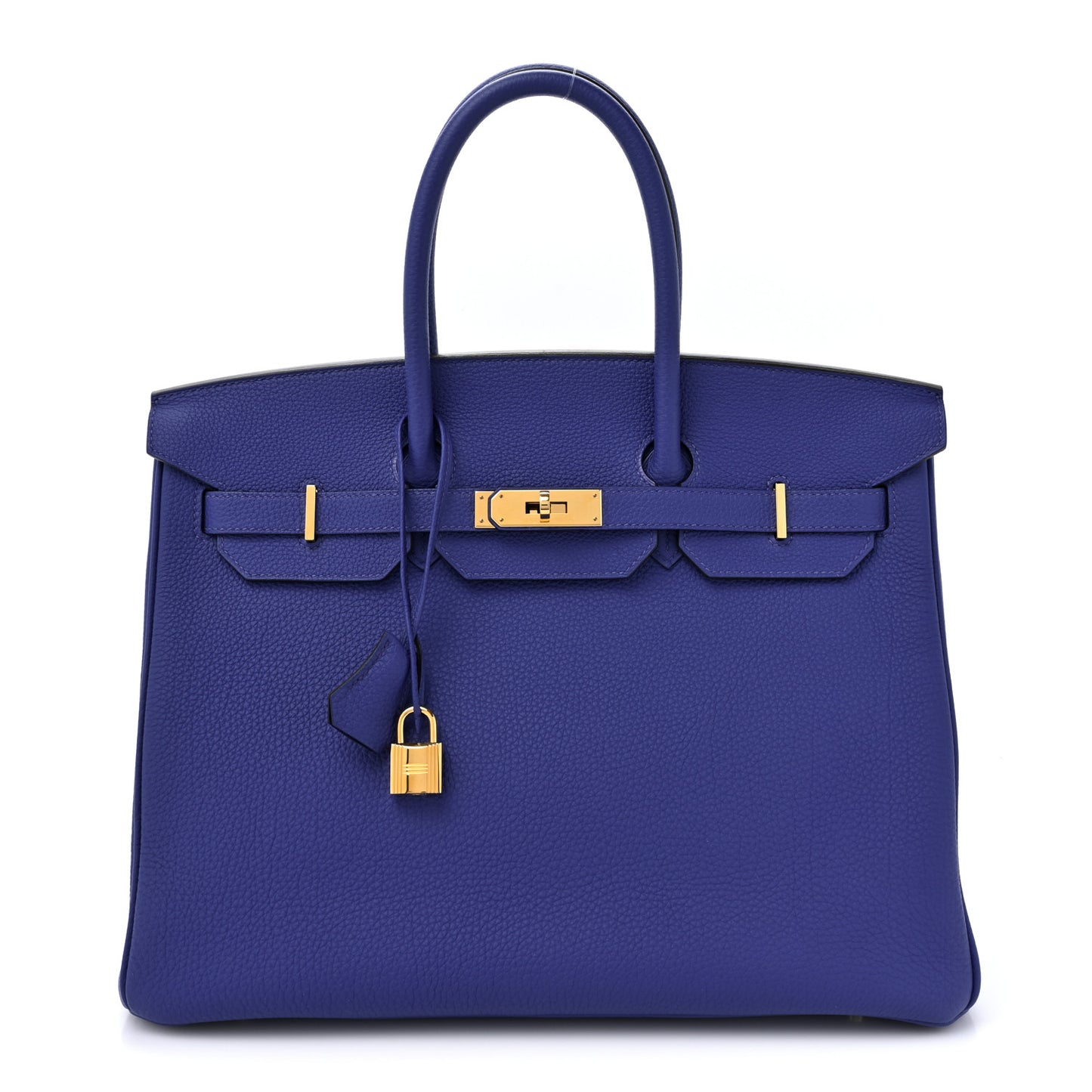 Togo Birkin 35 Bleu Electrique