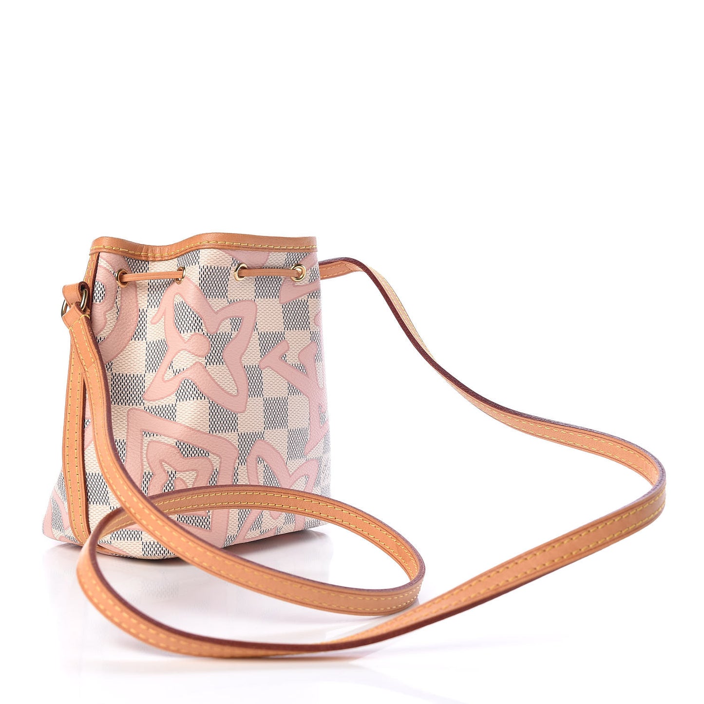 Damier Azur Tahitienne Nano Noe Rose Ballerine