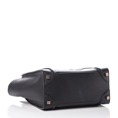 Celine Smooth Calfskin Micro Luggage Black 4 of 13
