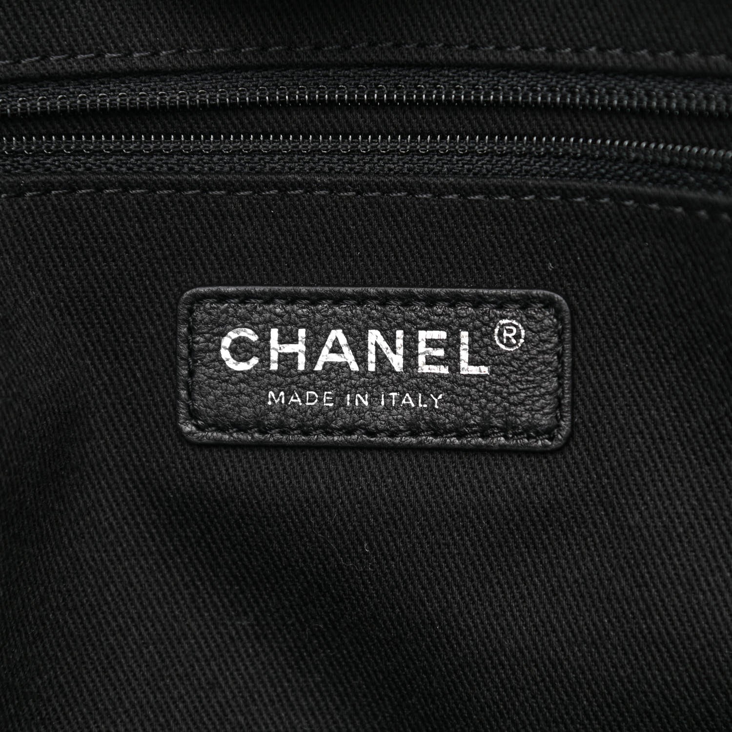 Chanel Woven Straw Raffia Small Deauville Tote Grey 5 of 10