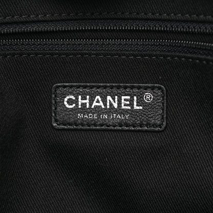 Chanel Woven Straw Raffia Small Deauville Tote Grey 5 of 10