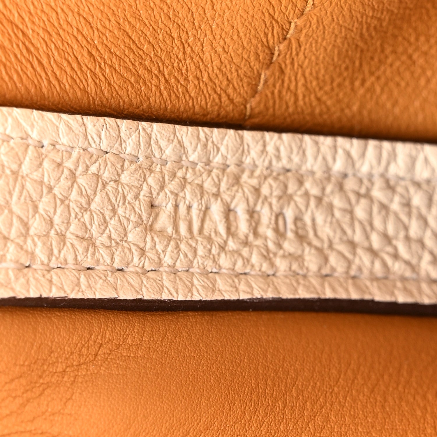 Hermes Taurillon Maurice Swift 24/24 29 Craie Nata Sesame 7 of 12