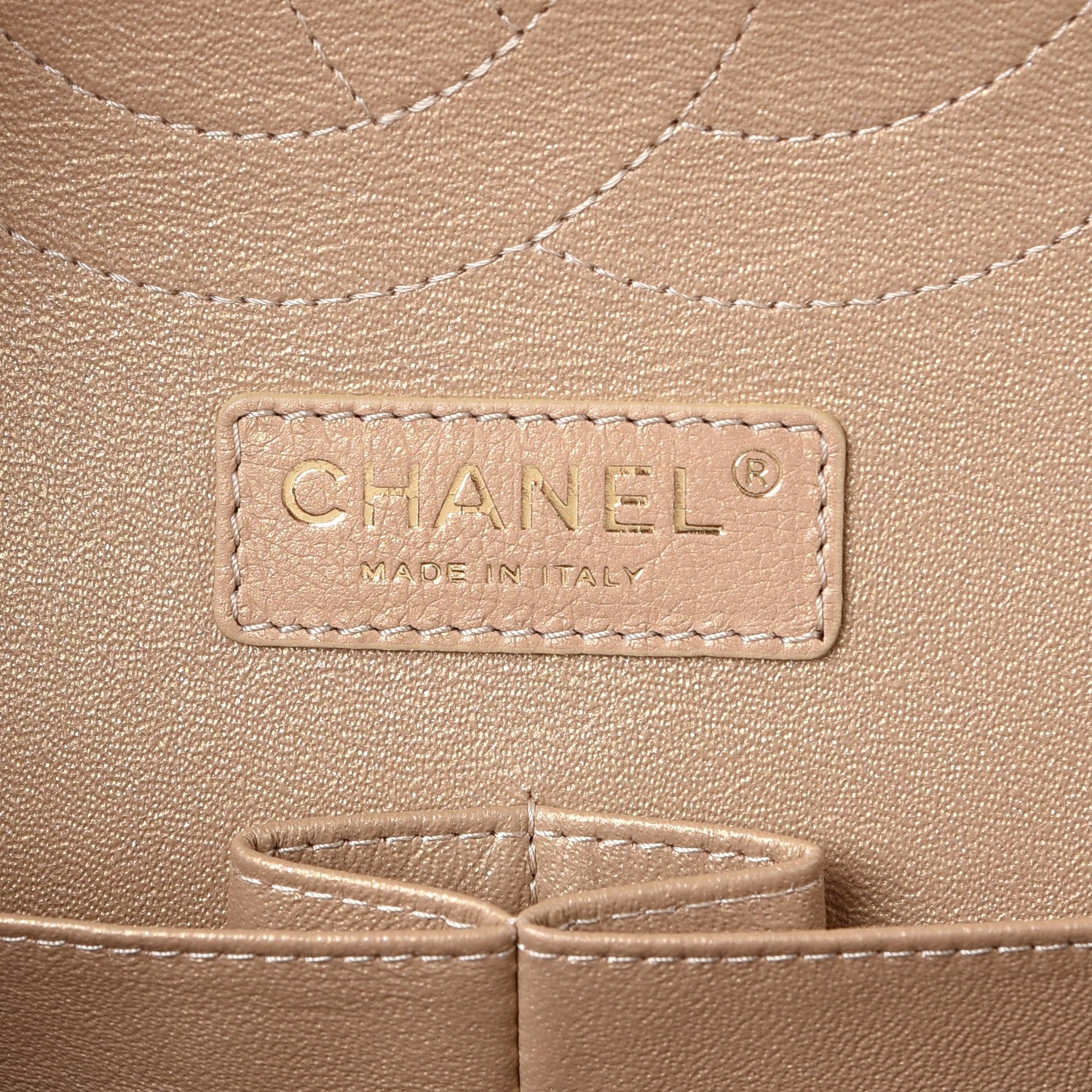 Chanel Pearly Caviar Quilted Jumbo Double Flap Gold 7 of 9