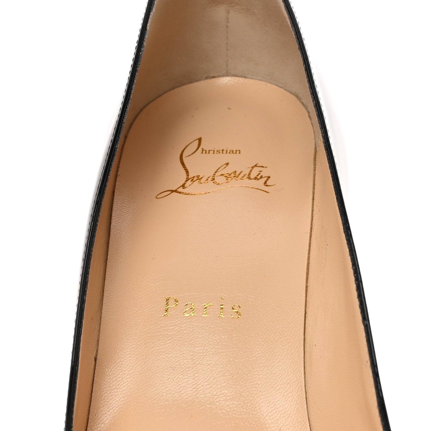 Christian Louboutin Patent Bianca 140 Pumps 39 Black 7 of 7