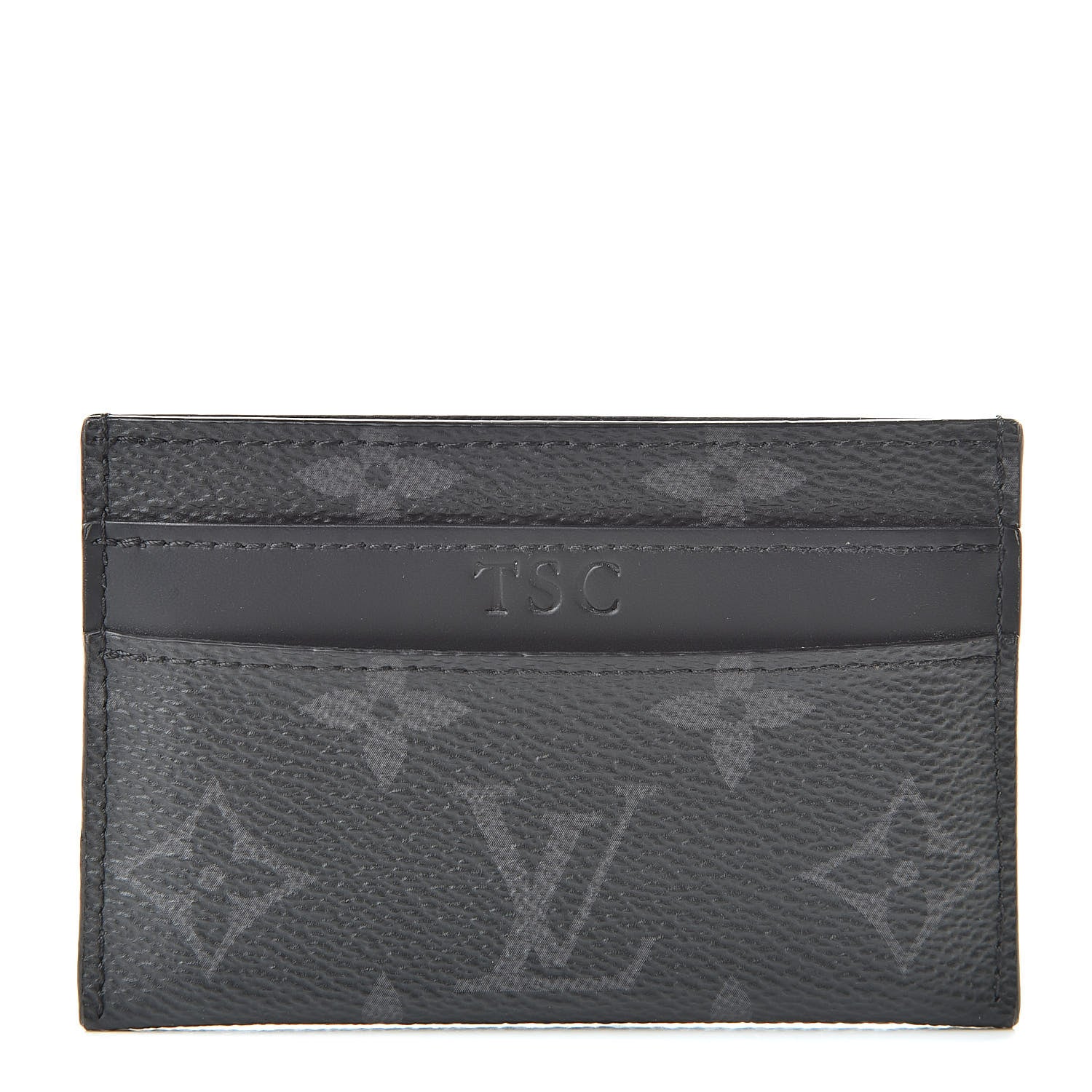 Louis Vuitton Monogram Eclipse Porte-Cartes Double Card Holder 1 of 12