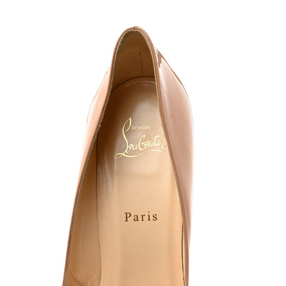 Christian Louboutin Patent Pigalle Follies 100 Pumps 40.5 Nude 6 of 8