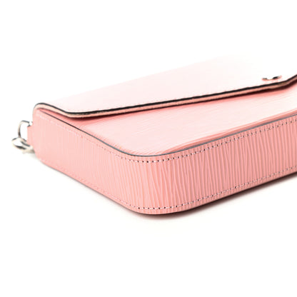 Louis Vuitton Epi Pochette Felicie Rose Ballerine 10 of 11