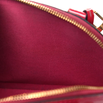 Louis Vuitton Vernis Alma BB Rose Indien 9 of 19
