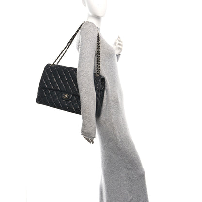 Chanel Caviar Quilted XXL Travel Flap Bag Black 2 of 11