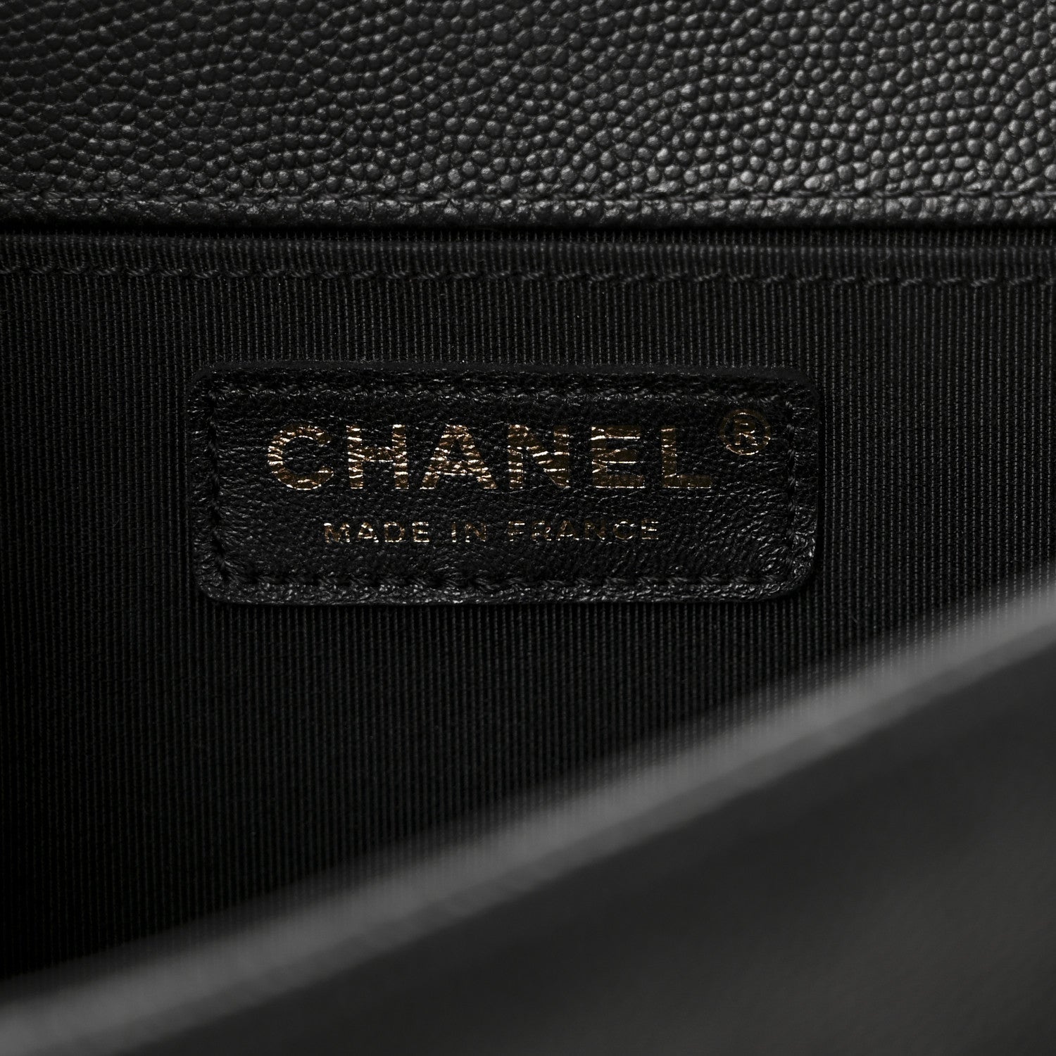 Chanel Caviar Quilted Medium Boy Flap Black 6 of 10