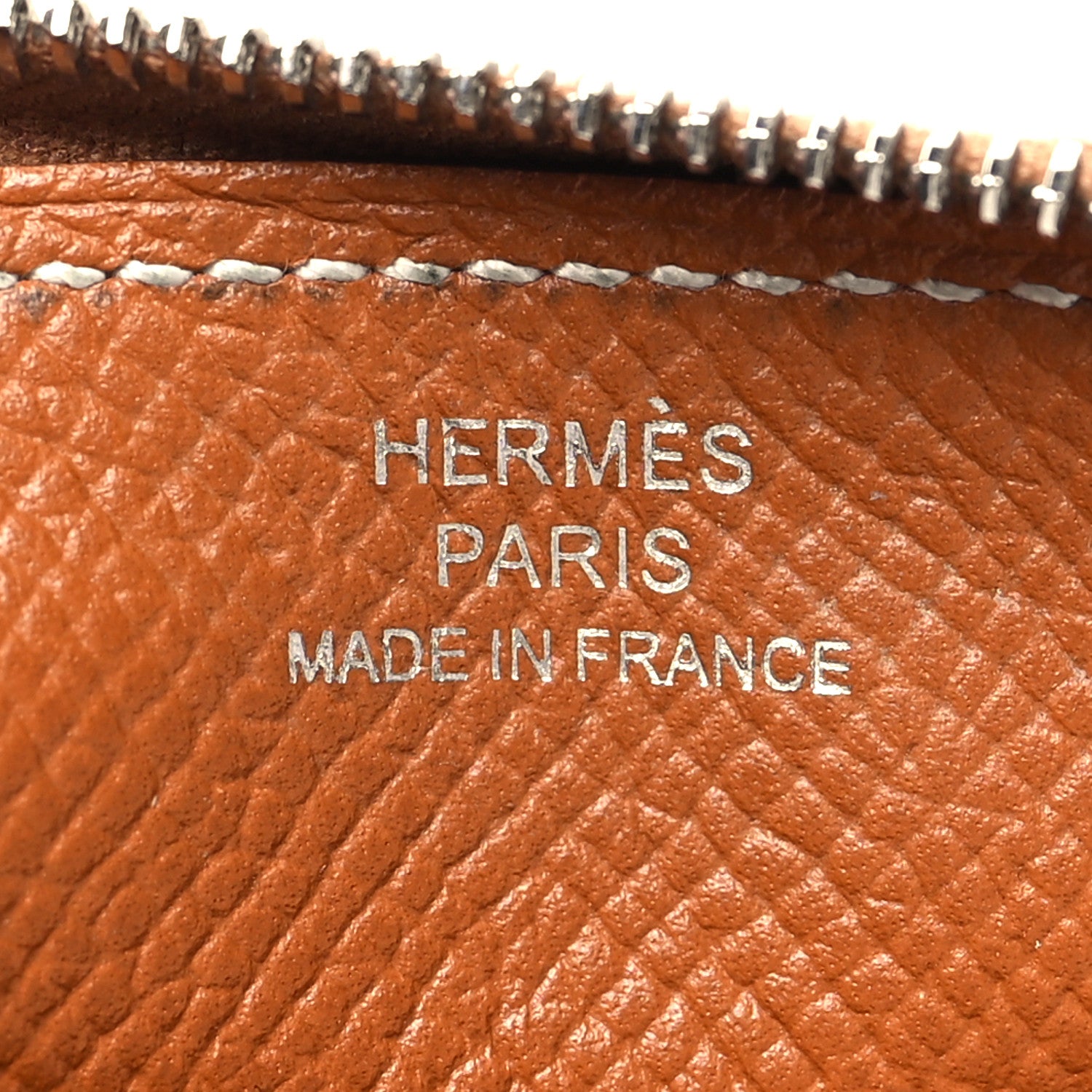 Hermes Epsom Azap Mini Wallet Gold 6 of 8