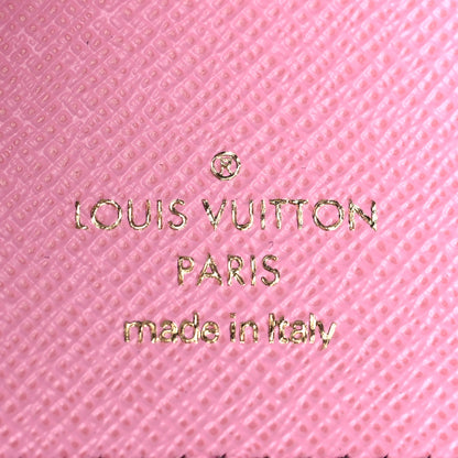 Louis Vuitton Monogram 2022 Christmas Animation Paris Victorine Wallet Pink 6 of 8