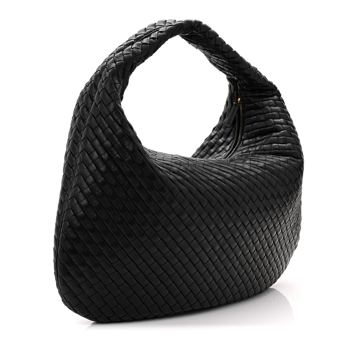 Supple Nappa Intrecciato Maxi Veneta Black