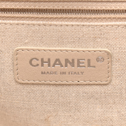 Chanel Mixed Fibers Small Deauville Tote Beige 7 of 12