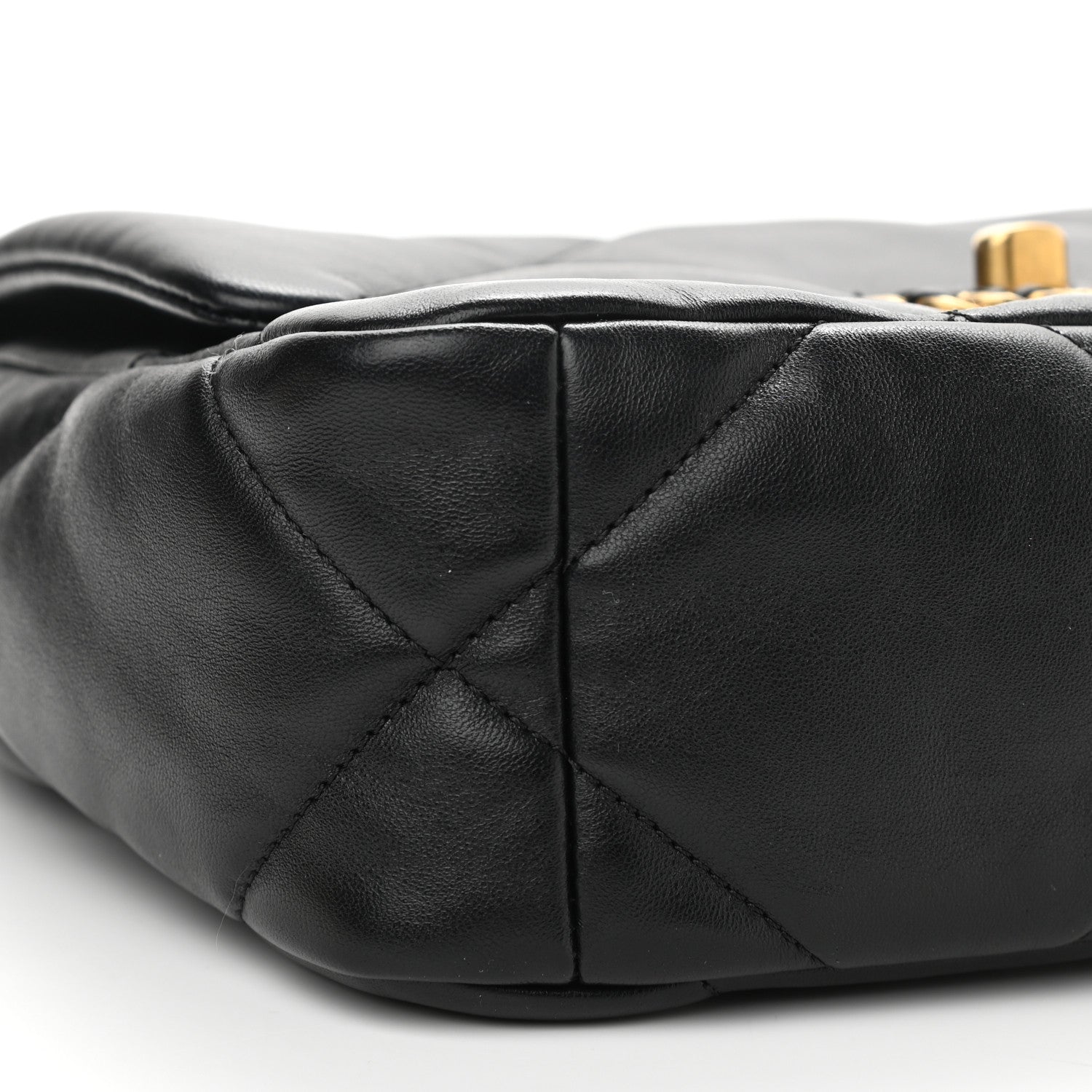 Chanel Goatskin Quilted Medium Chanel 19 Flap Black 9 of 12