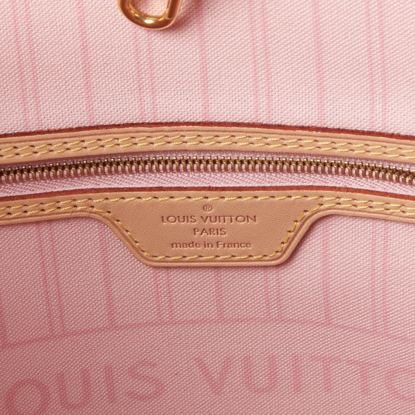 Damier Azur Neo Neverfull MM Rose Ballerine