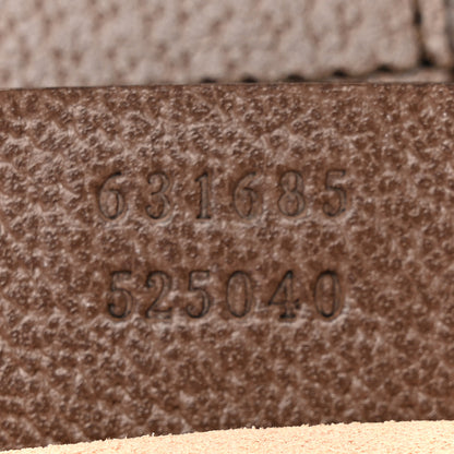 Gucci GG Supreme Monogram Textured Calfskin Web Medium Ophidia Shopping Tote Beige Ebony New Acero 7 of 10
